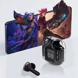 Wireless Headphones, LED Battery Display